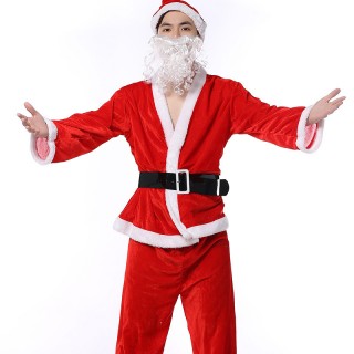 ชุดคริสมาสต์ ซานตาครอส ผู้ชาย ใส่ปาร์ตี้ น่ารักเวอร์ พร้อมส่ง